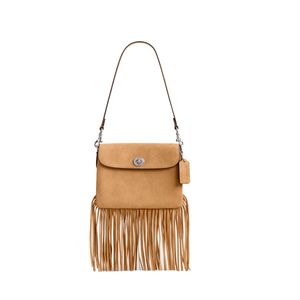 Bolsa Coach 1964 Fringe Bege CU034LHNM5