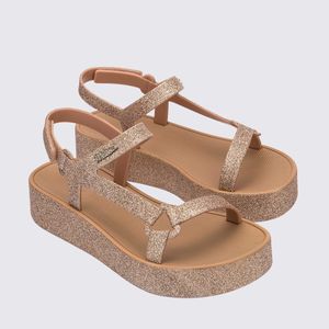 Melissa Sun Downtown Platform II Bege 36129