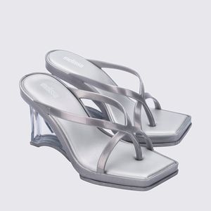 Melissa Glass Heel Prata 35801