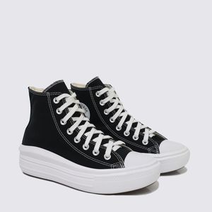 Tênis Converse Chuck Taylor All Star Move Hi Black Natural Ivory White CT15460001