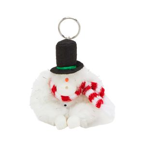 Chaveiro Kipling Snowman Monkey Branco I6960UV4