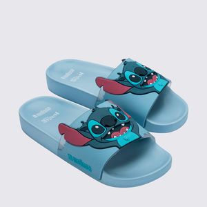 Melissa Flowing Slide + Stitch Azul 36144