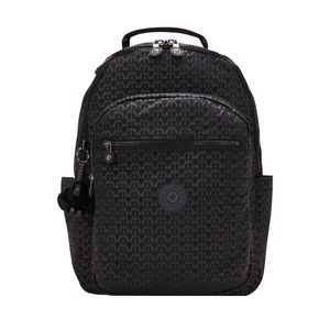 Mochila Kipling Seoul Preto Estampado I4034K59