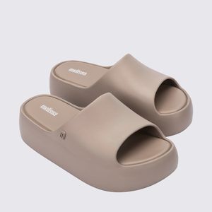 Melissa Free Platform Slide Bege Escuro 35859