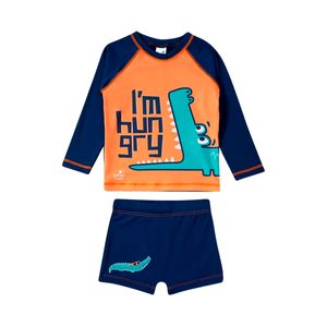 Conjunto de Praia Tip Top Jacarezinho Kids Proteção UV50+