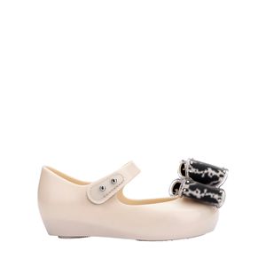 Mini Melissa Ultragirl Classic Bow Baby Bege Preto 35967