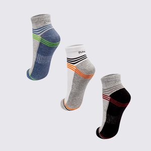 Kit com 3 Meias Puket Estampada