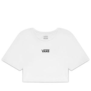 Camiseta Vans Flying V Crew Crop II White VN000GFFWHTC