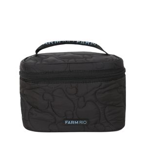 Necessaire Farm Me Leva Liso Preta