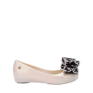 Mini Melissa Ultragirl Classic Bow Infantil Bege Preto 35966