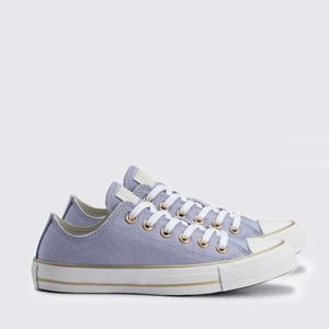 Tênis Converse All Star Chuck Taylor Lilas Branco Ouro CT28340003