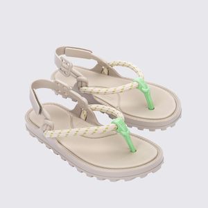 Melissa Bond Sandal Bege Verde 36733