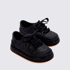 Mini Melissa Bold Sneaker Baby Preto Bege 36128