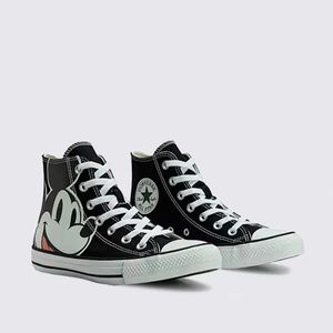 Tênis Converse Chuck Taylor All Star Mickey Preto Branco CT31260001