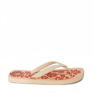 Chinelo Farm Flip Flop Jangada Print Off White