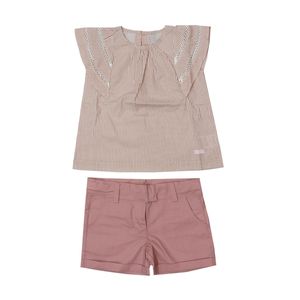 Conjunto Curto Tip Top Kids Rosa