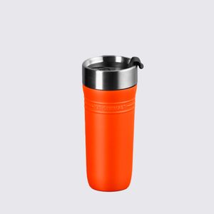 Caneca Térmica On The Go Le Creuset Laranja 350 ML