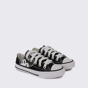 Tênis Converse All Star Chuck Taylor Mickey Preto Branco CK13280001