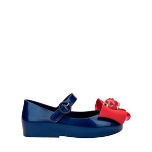 Mini Melissa Sweet Love + Snow White Baby Azul Metalizado Vermelho 35854