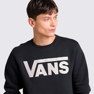 Blusa Moletom Vans Classic Crew Ll Black White VN0A4A5PY28