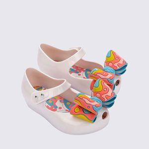 Mini Melissa Ultragirl Wonderland Baby Branco Rosa 36183