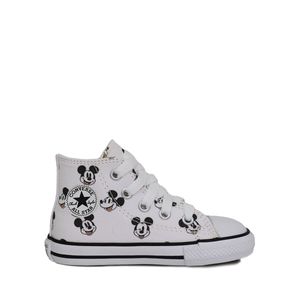 Tênis Converse Chuck Taylor All Star Infantil Zip Mickey  Branco Preto CK13310001