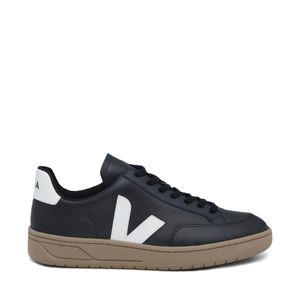 Tênis Veja V-12 Leather Black White Dune XD0203638A