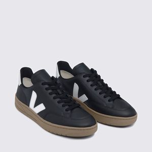 Tênis Veja V-12 Leather Black White Dune XD0203638A