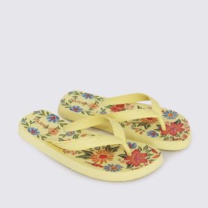 Chinelo Farm Flip Flop Jangada Print Solar
