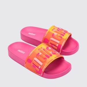 Melissa Chill Slide Rosa Laranja 35863