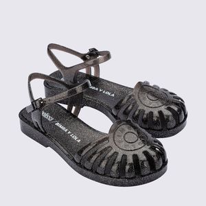 Melissa Sandal + Bimba Y Lola Preto Glitter 35920
