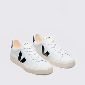 Tênis Veja Campo Canvas White Black CA0120535A