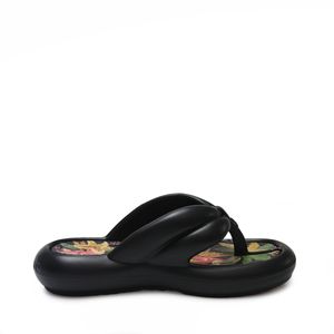 Chinelo Farm Katita Print Arara Preto
