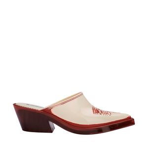 Melissa Texas Mule Vermelho Bege 36189