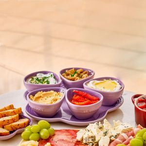 Set 5 Mini Pratos Pétalas Le Creuset Bluebel Purple