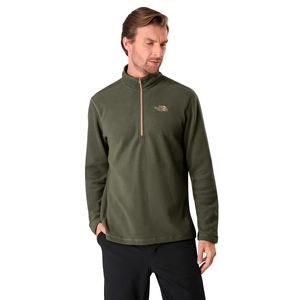 Fleece The North Face Glacier 1/4 Zip Green A018N21L