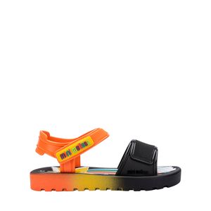 Mini Melissa Colors Baby Preto Laranja 37105