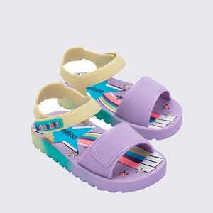 Mini Melissa Colors Baby Lilás Verde 37105