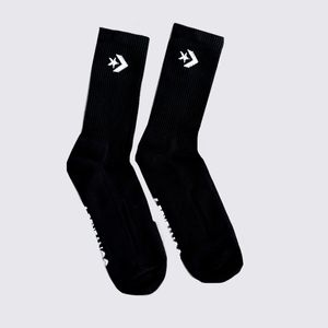 Meia Converse Cano Médio Star Chevron Preto ACC03SP2435002