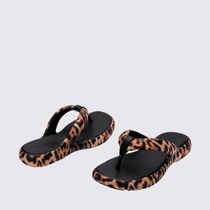 Melissa Free Low Print Preto Marrom 37830