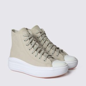Tênis Chuck Taylor All Star Move Bege Claro Ouro Branco CT16220001