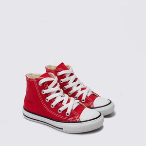 Tênis Converse Chuck Taylor All Star Infantil Vermelho Cru Preto CK00040004