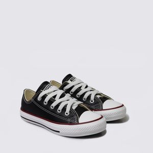 Tênis Converse Chuck Taylor All Star Infantil Preto Vermelho Branco CK04200003