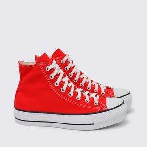 Tênis All Star Chuck Taylor Platform Vermelho Preto Branco CT04940002