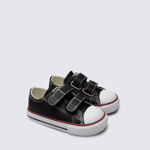 Tênis Converse Chuck Taylor All Star 2V Infantil Preto Vermelho CK04180003
