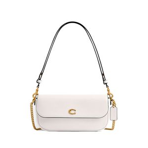 Bolsa Coach Brook Flap Chain Off White CAN90B4HA