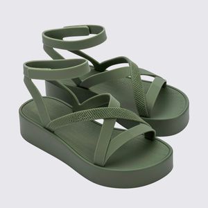 Melissa Sun Barra Platform Verde Médio 36065