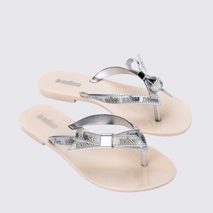 Melissa Harmonic M Lover Chrome Bege Prata 36219