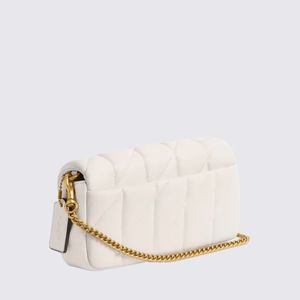 Bolsa Coach Tabby Crossbody Wristlet With Pillow Quilting Off-White CP018B4HA