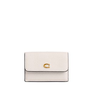 Carteira Coach Essential Mini Trifold Off White CM437B4HA